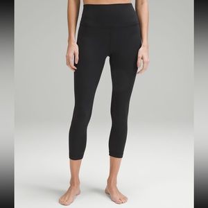 Lululemon Align High-Rise Crop Leggings 23” in Black | 6